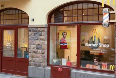 McDonald’s в Швеции открыл парикмахерскую