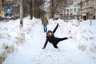 За сутки в Беларуси из-за гололеда и холода пострадали более 970 человек