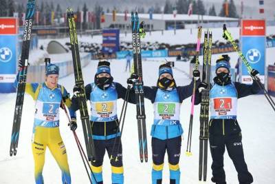 Швеция выиграла мужскую эстафету в Хохфильцене, Украина - вне Топ-10