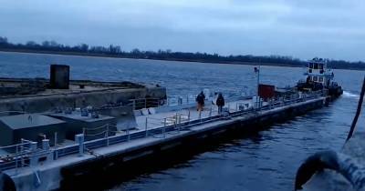 Для катеров ВМС Украины построили плавучий причал за 23,5 млн грн