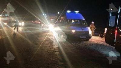 В ДТП с автобусом под Нижним Новгородом пострадали шесть человек