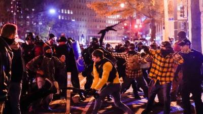 В Вашингтоне - стычки сторонников и противников Трампа