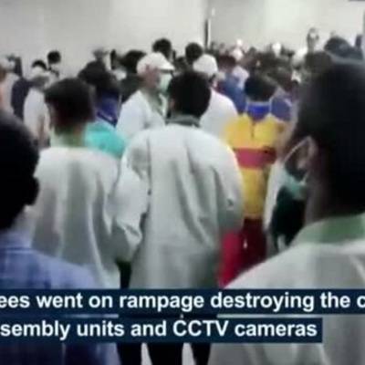 В Индии рабочие разгромили завод производителя iPhone из-за задержки зарплаты