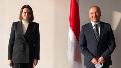 Посол Израиля провел встречу с лидером белорусской оппозиции в изгнании Светланой Тихановской