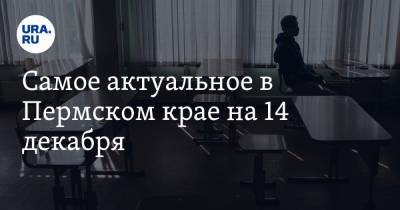 Самое актуальное в Пермском крае на 14 декабря. Отменена губернаторская елка, ученики вернутся в школы, силовик уйдет в отставку
