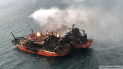 Мощный взрыв произошел на танкере у побережья Саудовской Аравии