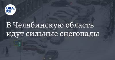В Челябинскую область идут сильные снегопады