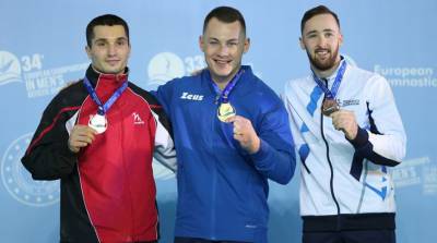 Белорус Егор Шрамков выиграл две медали на ЧЕ по спортивной гимнастике в Мерсине