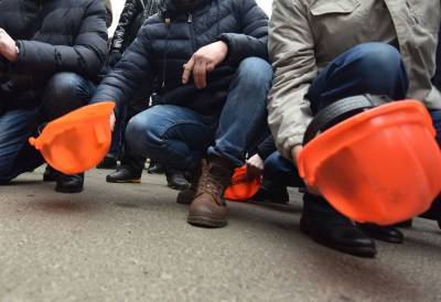 Украинские шахтеры готовятся к акции протеста