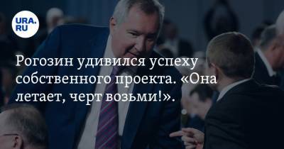 Рогозин удивился успеху собственного проекта. «Она летает, черт возьми!». Фото