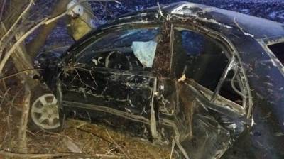 В Воронежской области водитель иномарки разбился при обгоне