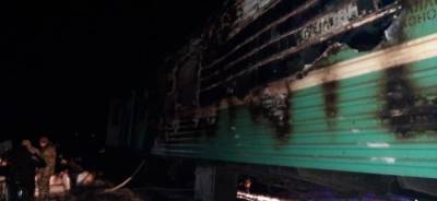 В Казахстане поезд загорелся во время движения: пострадали пять человек