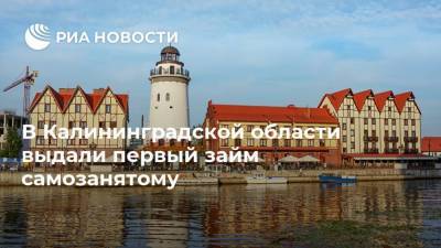 В Калининградской области выдали первый займ самозанятому