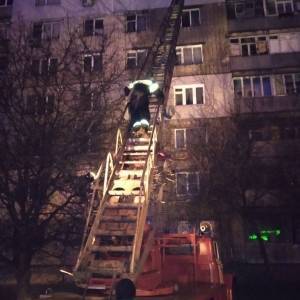 На пожаре в Харькове погибли два человека. Фотофакт