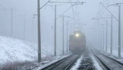 В Украине сбои в графике движения поездов из-за непогоды: перечень