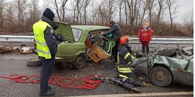 Шесть человек, в том числе трое детей, пострадали в ДТП в Краматорске