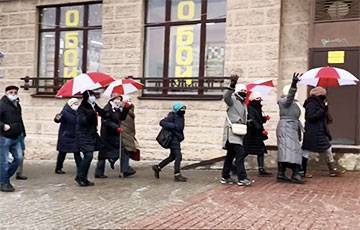Пенсионеры вышли на Марш в Гродно