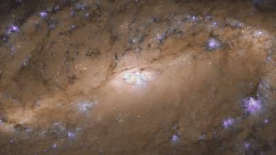 Древняя галактика из созвездия Секстанта показала аномальные темпы роста