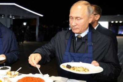 Ёлкин новой карикатурой изобразил «макаронный» перл Путина