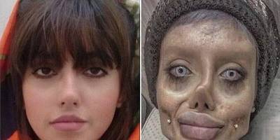 Иранскую блогершу, которую прозвали «зомби-версией Анджелины Джоли», посадили в тюрьму на 10 лет