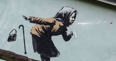 Граффити от Бэнкси с чихающей бабушкой увеличило стоимость дома в 15 раз