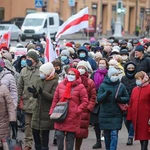В Минске проходит марш пенсионеров