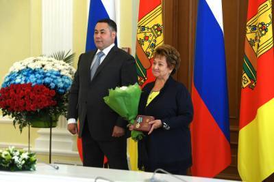 Лилия Корниенко получила поздравление с юбилеем от губернатора Тверской области