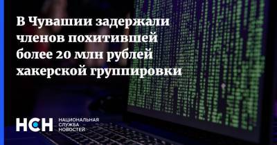 В Чувашии задержали членов похитившей более 20 млн рублей хакерской группировки