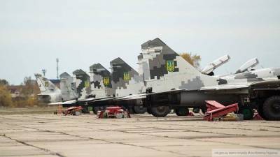 Опубликованы фото обледеневших МиГ-29 ВВС Украины