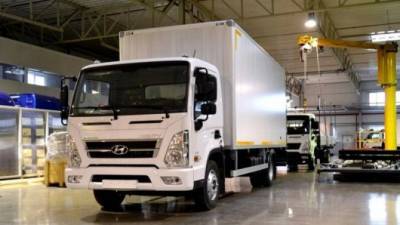 В Калининграде начался выпуск грузовиков Hyundai Mighty