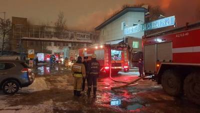 Открытое горение в промзоне в Одинцове ликвидировали