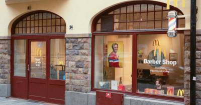 McDonald's открыл парикмахерскую в Стокгольме