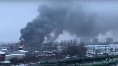 Крупный пожар в Одинцово потушен