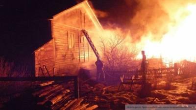 Частный дом престарелых сгорел в населенном пункте Ишбулдино