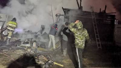 Тела 11 человек нашли на месте пожара в пансионате в Башкирии