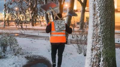 Облачно и скользко: в Петербурге ожидается небольшой снег