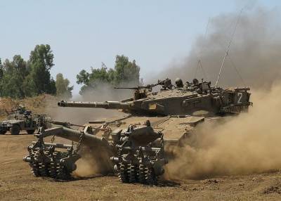 Израильский танк случайно обстрелял сектор Газа во время учений