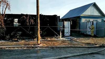 СК опубликовал кадры с места пожара в пансионате в Башкирии
