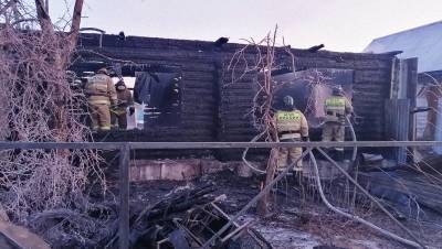 В сети появилось видео пожара в пансионате в Башкирии