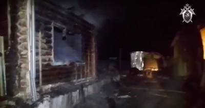 СК показал кадры с места пожара в доме престарелых в Башкирии