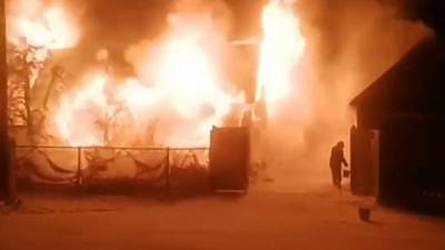 Три человека госпитализированы после пожара в пансионате в Башкирии