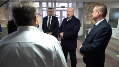 А. Лукашенко посетил областную клиническую больницу в Могилёве