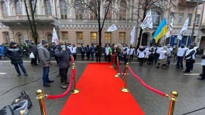 Предприниматели снова вышли на протест в Киеве