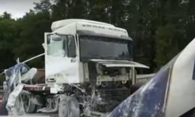 Трагедия на трассе: лоб в лоб столкнулись грузовики, медики бессильны