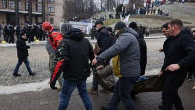 Столкновения ФЛП с силовиками в Киеве на Майдане: есть пострадавшие с обеих сторон