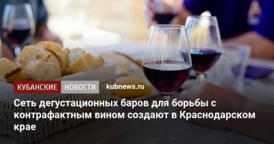 Сеть дегустационных баров для борьбы с контрафактным вином создают в Краснодарском крае
