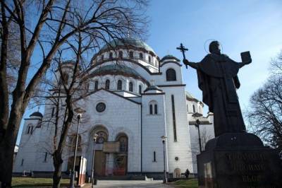 Путин поздравил Сербию с завершением мозаичного оформления храма св. Саввы