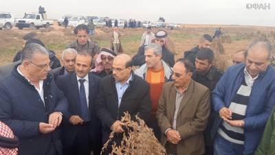 Министр сельского хозяйства Сирии посетил провинцию Ракка