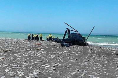 Туристы погибли при крушении вертолета на глазах владельцев отелей