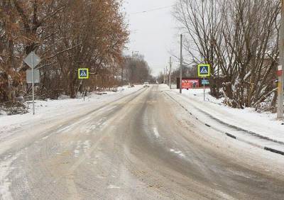 В Рязани завершили ремонт дороги на улице Мервинской